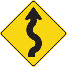 Turn or Curve signs