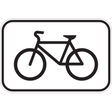 Panonceau de bicyclette