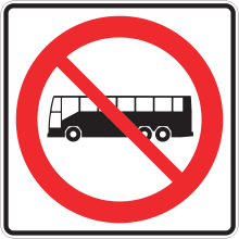 Intercity buses prohibited