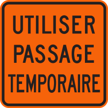 Utiliser passage temporaire