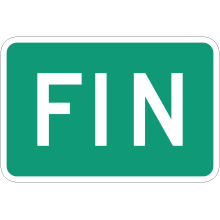 Fin (« Identification d'une voie cyclable »)