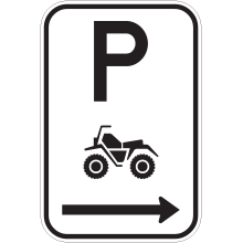 Stationnement autorisé aux motoquads