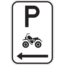 Stationnement autorisé aux motoquads