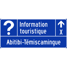 Acheminement vers un bureau d’information touristique (Abitibi-Témiscamingue)