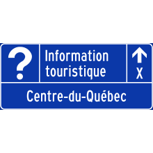 Acheminement vers un bureau d’information touristique (Centre-du-Québec)